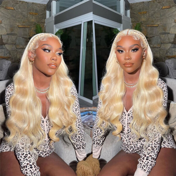 #613 Blonde Body Wave 13x4 Lace Front Wigs - Image 3